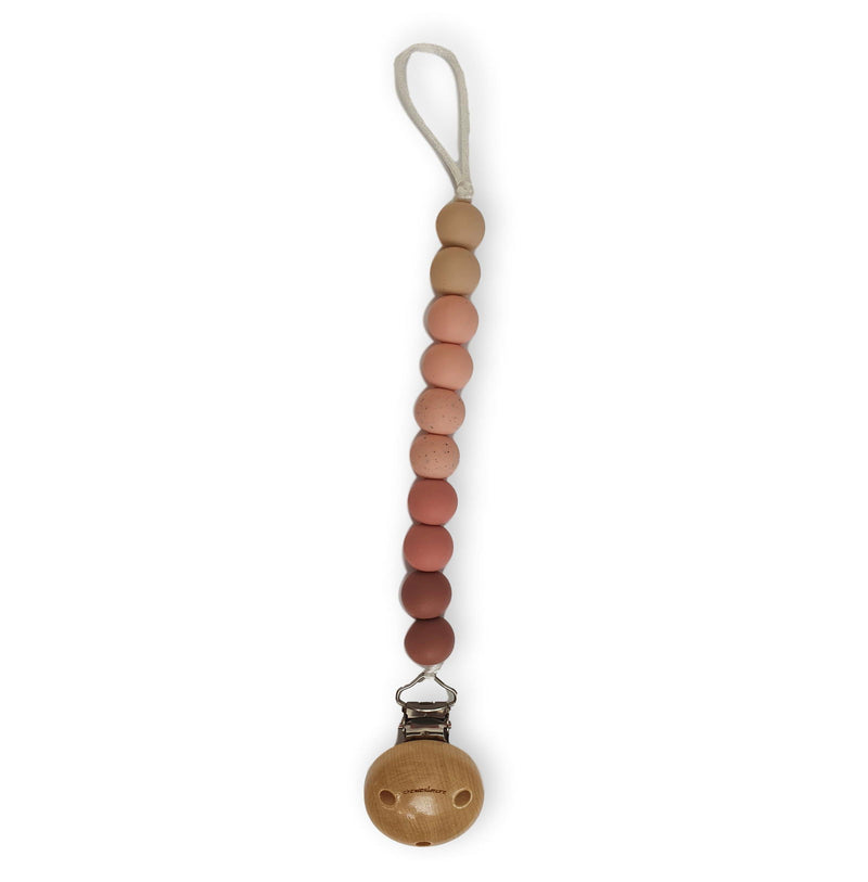 Chewies Clip Silicone Beads - Ombre Rose - Bubbles & Bo