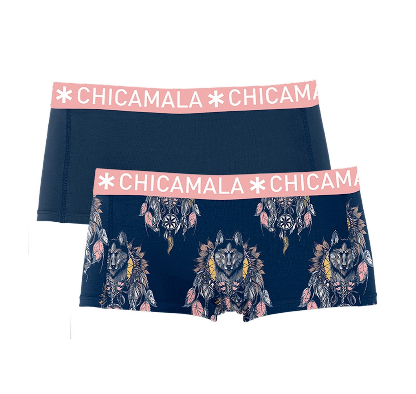 Chicamala 2-pack Ondergoed Huski