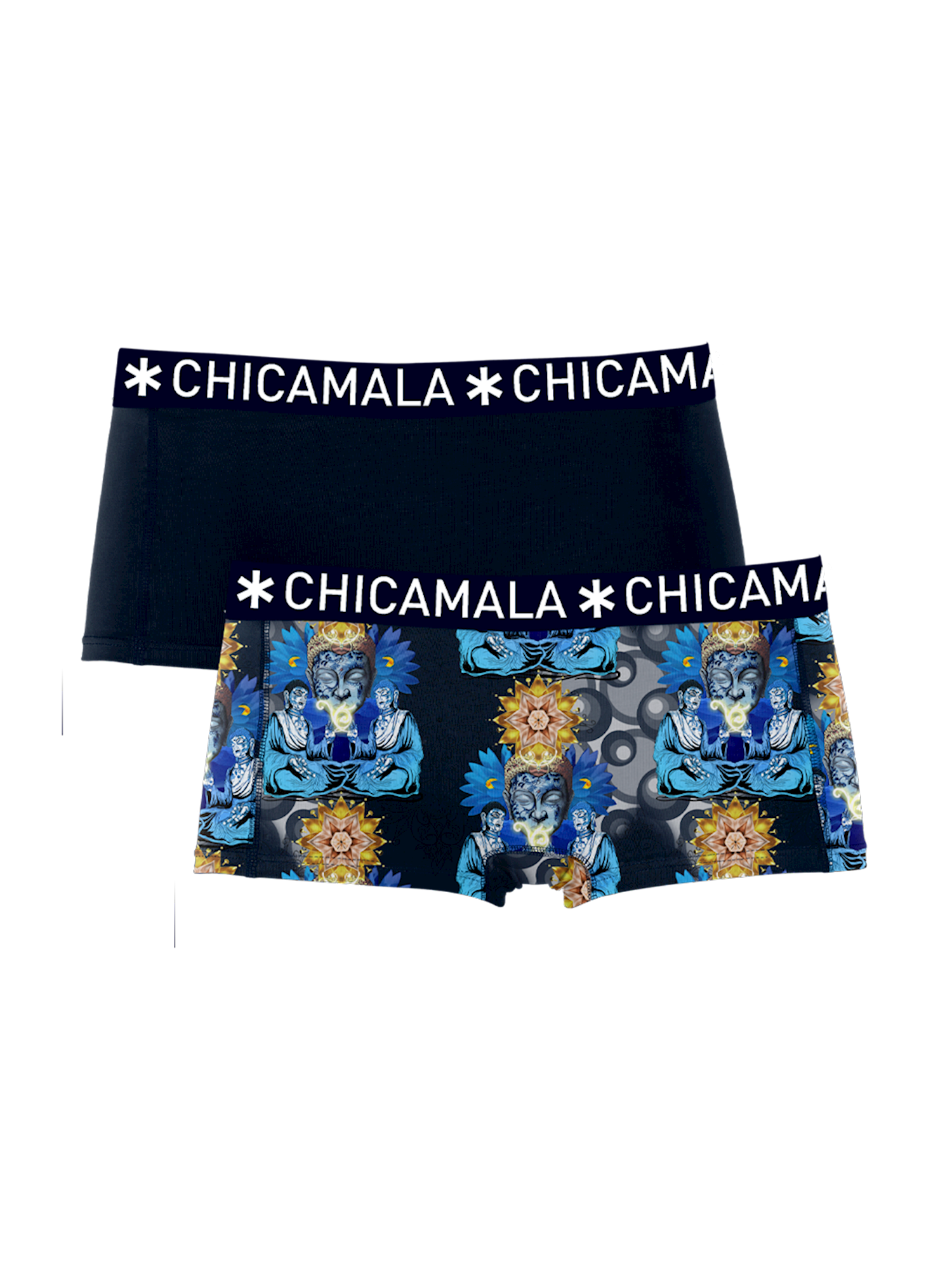 Chicamala Boxer 2-pack Buddha - Bubbles & Bo