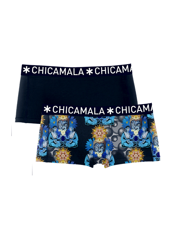 Chicamala Boxer 2-pack Buddha - Bubbles & Bo