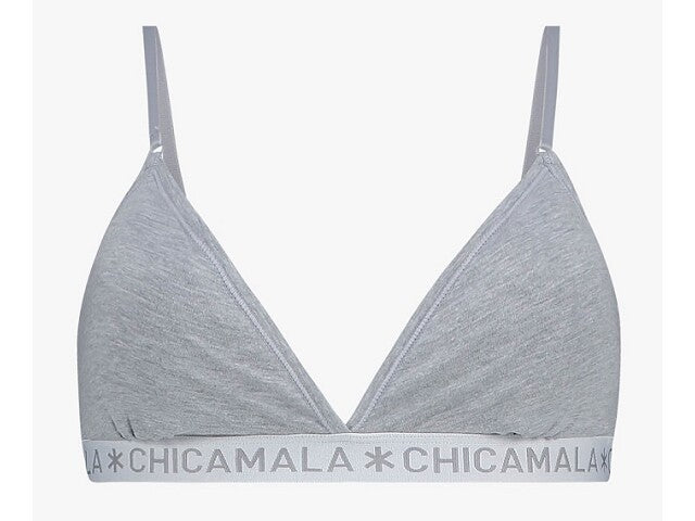 Chicamala Triangel top grijs - Bubbles & Bo