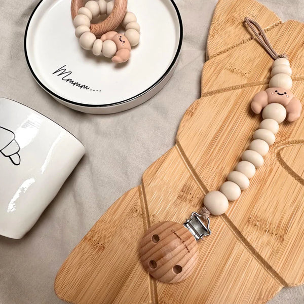 Chewies Clip Croissant Beige