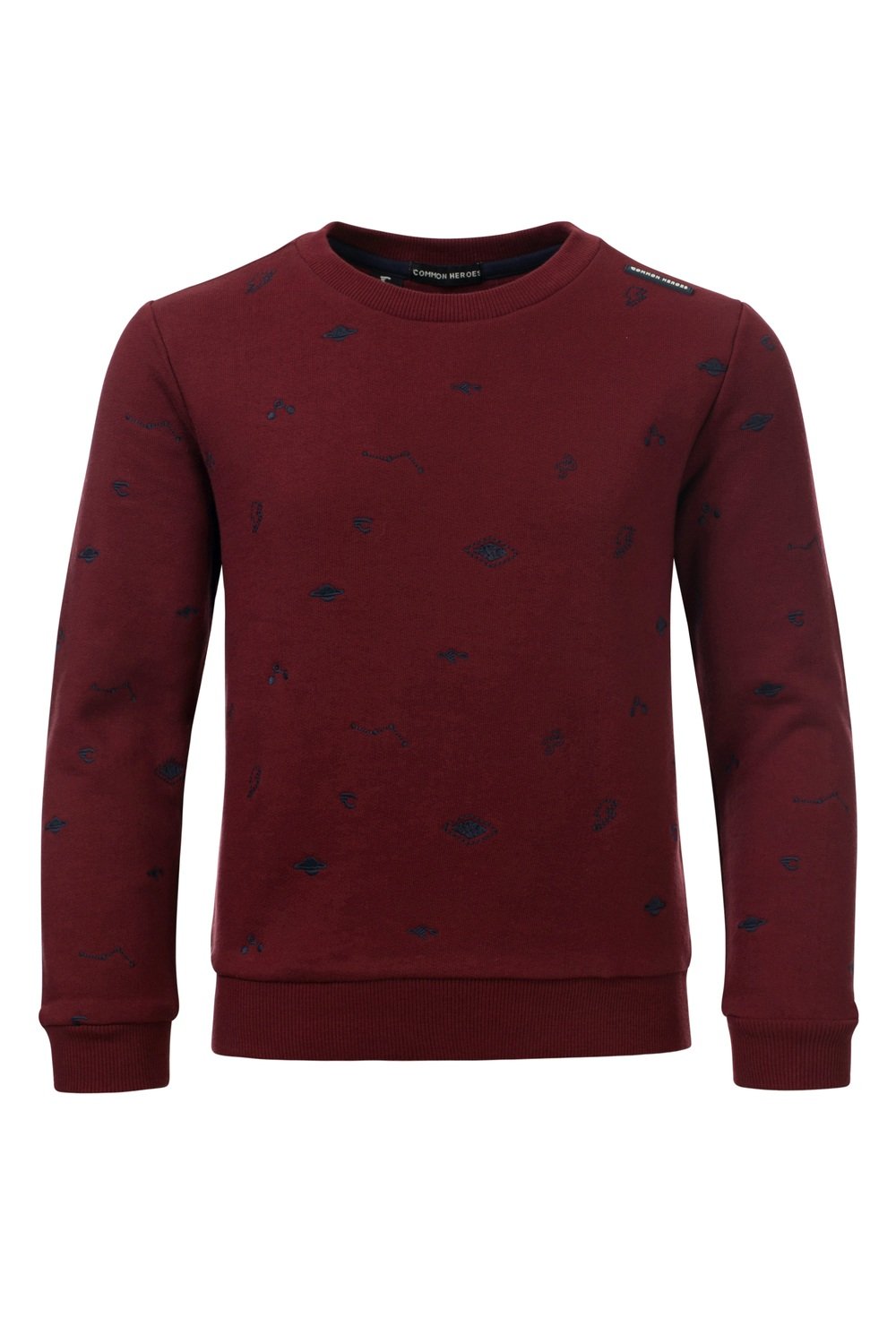 Common Heroes CAS crewneck interlock sw