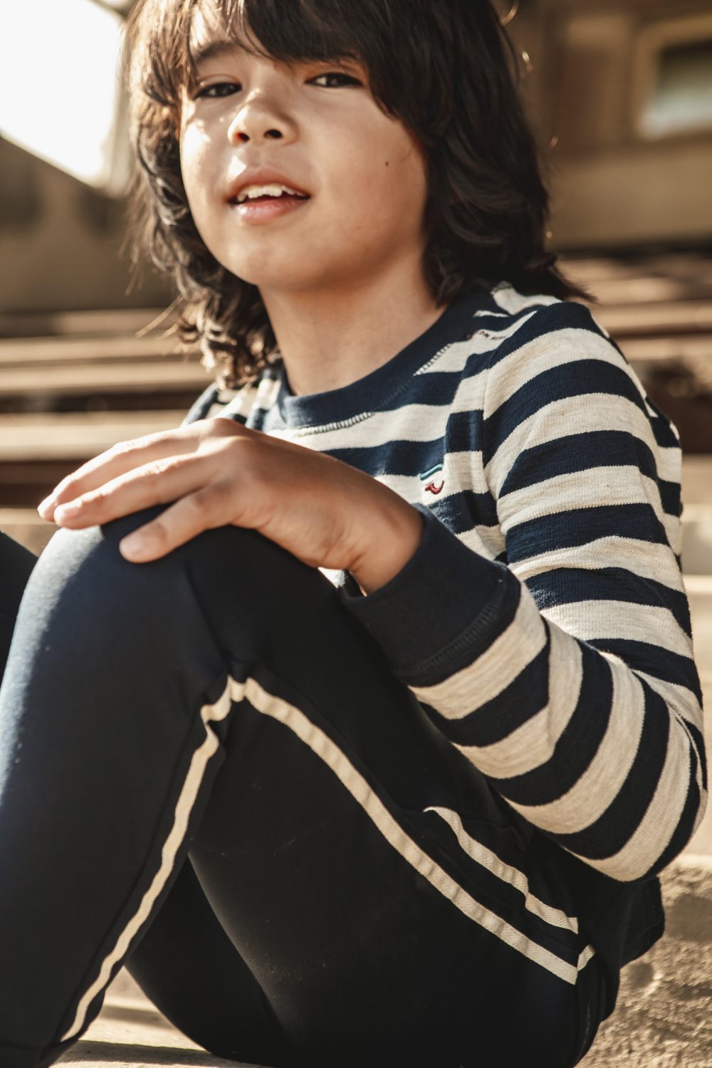 Common Heroes FLORIS cuffed l. sleeve - Bubbles & Bo