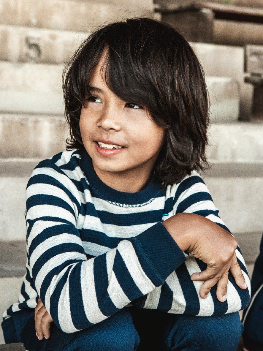 Common Heroes FLORIS cuffed l. sleeve - Bubbles & Bo