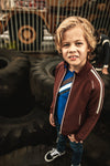 Common Heroes NOLAN sporty sweat cardigan - Bubbles & Bo