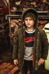 Common Heroes Parka jacket with print - Bubbles & Bo