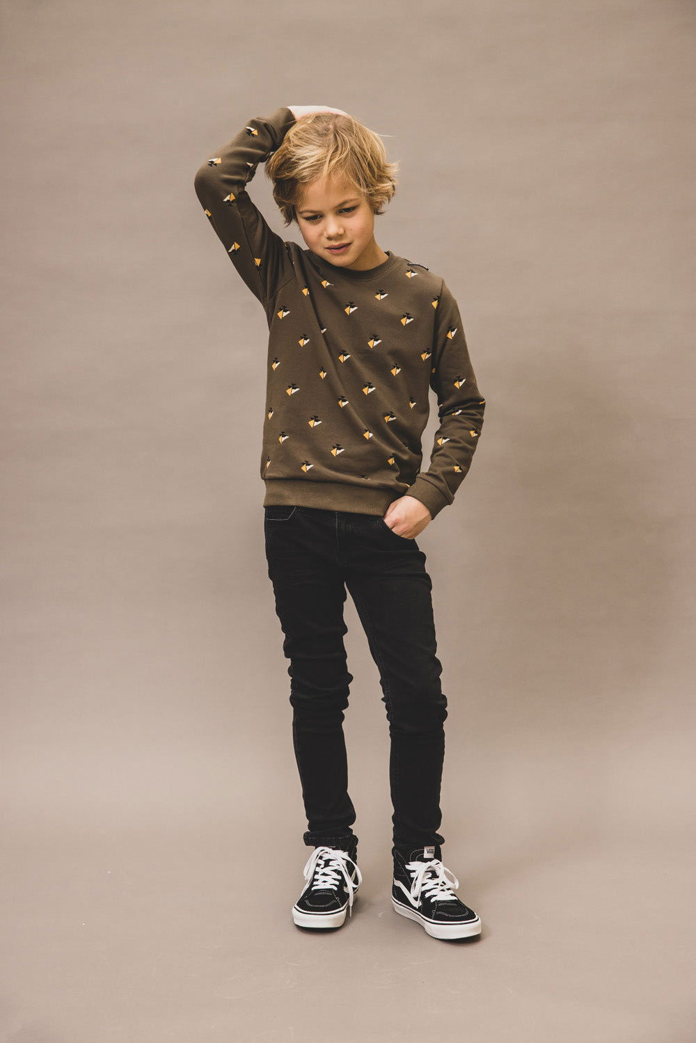 Common Heroes Printed Sweater - Bubbles & Bo