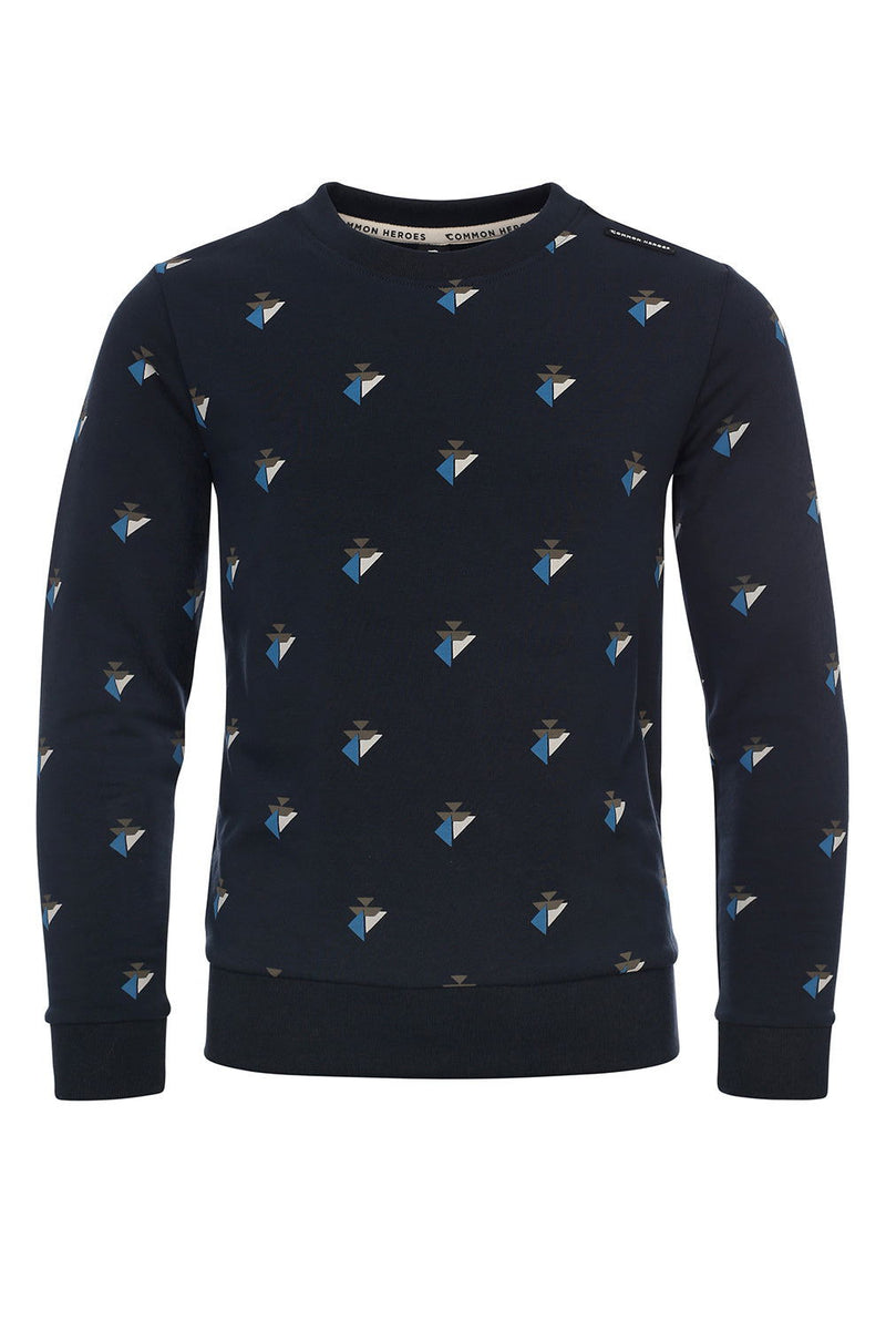 Common Heroes Printed Sweater - Bubbles & Bo