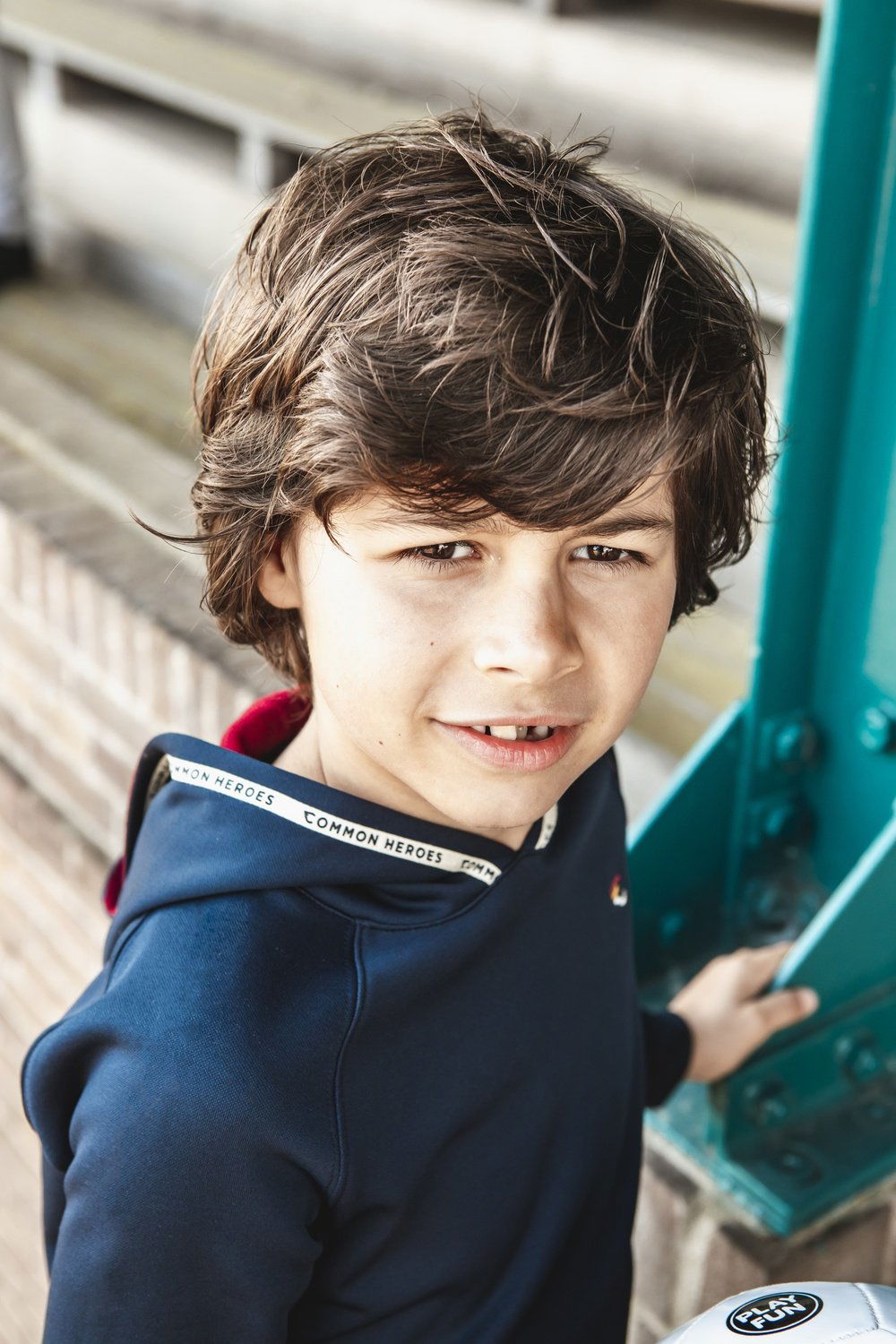 Common Heroes SIMON sporty fancy hoody - Bubbles & Bo