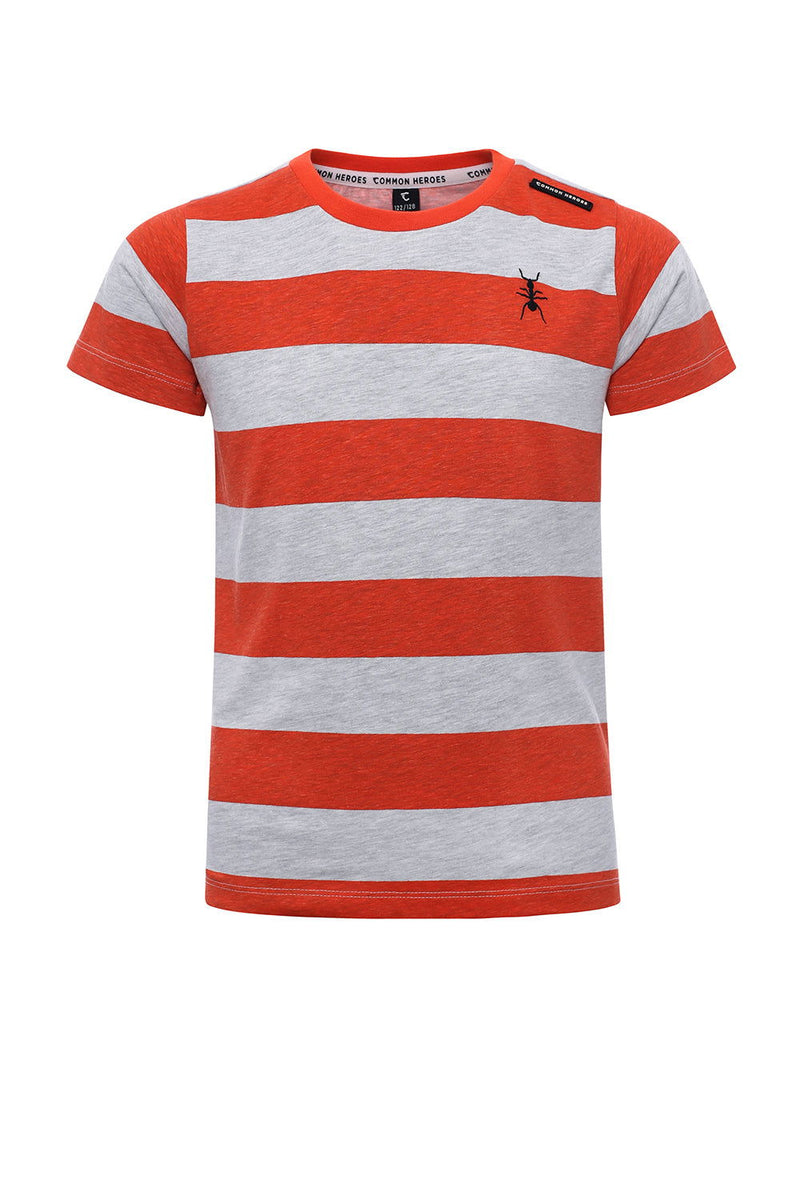 Common Heroes Striped T-Shirt - Bubbles & Bo