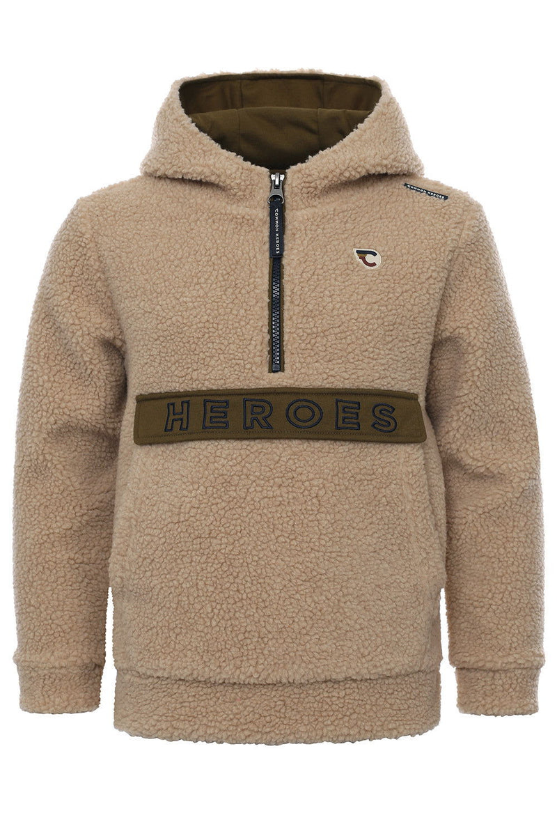 Common Heroes Teddy Anorak Pullover - Bubbles & Bo