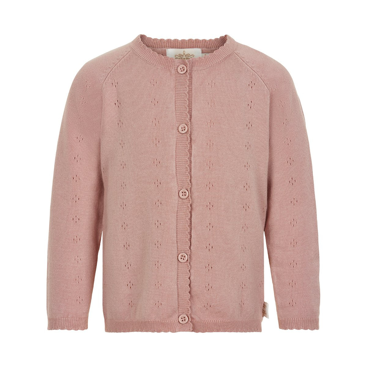 Creamie Cardigan Pointelle - Bubbles & Bo