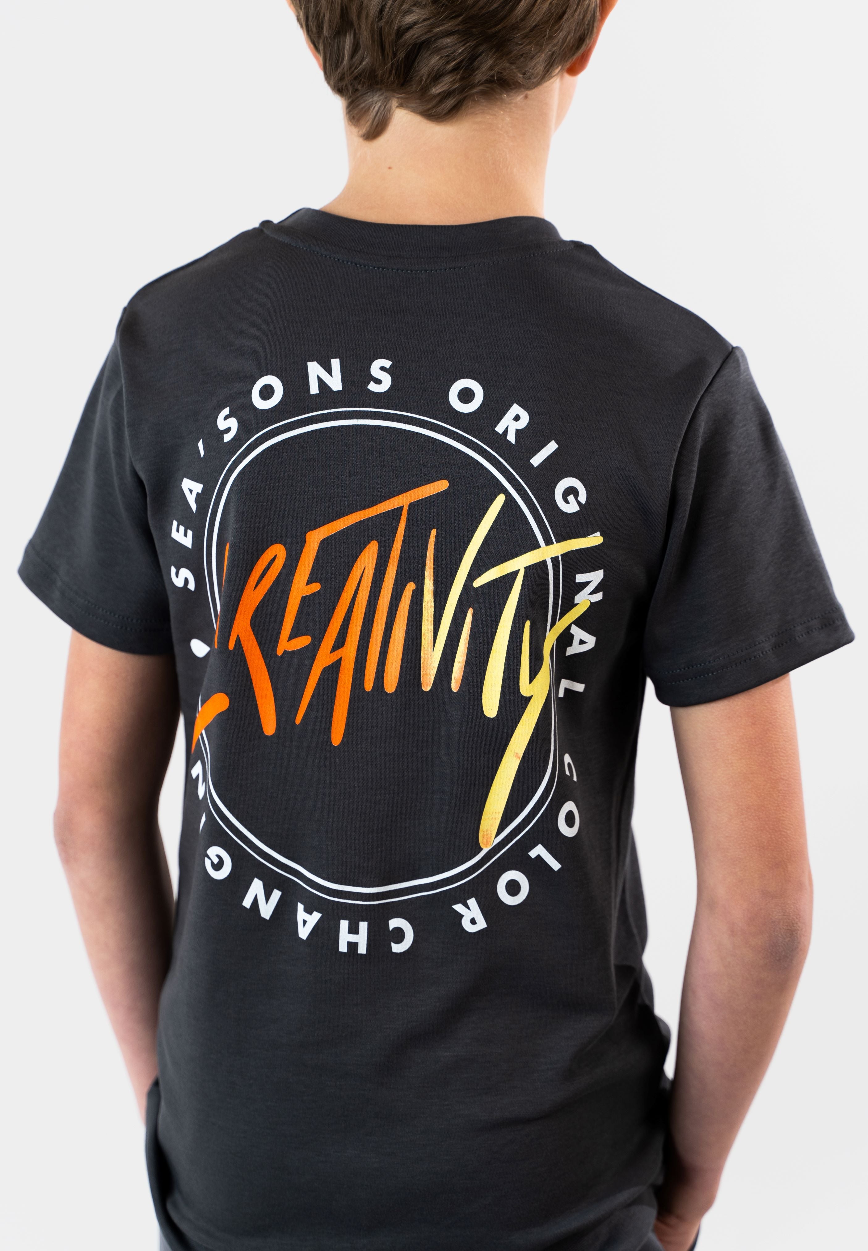 Sea'sons T-shirt warmtegevoelig Creativity Black