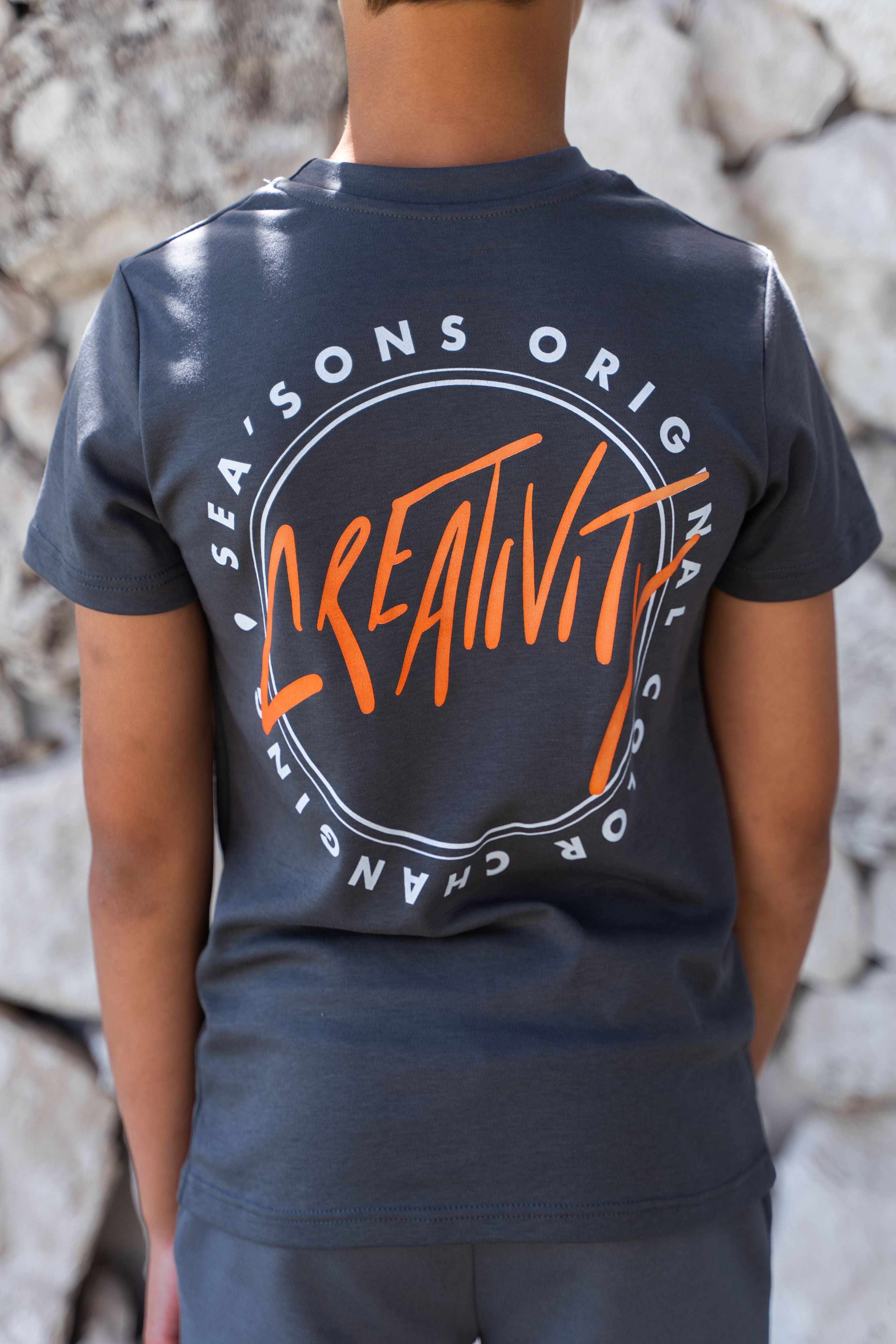 Sea'sons T-shirt heat-sensitive Orange-Yellow
