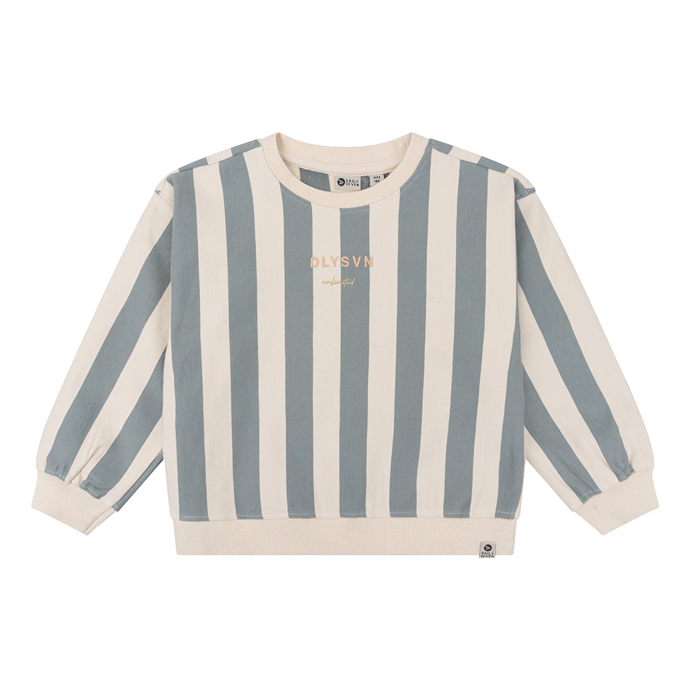 Daily7 Organic Sweater Oversized Stripe