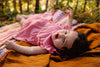 Meisjes Dress DAANTJE van Quapi Newborn in de kleur Pink Blush in maat 68.
