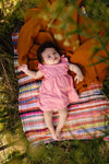 Meisjes Dress DAANTJE van Quapi Newborn in de kleur Pink Blush in maat 68.