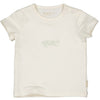 Unisexs Shortsleeve DABIEK van Quapi Newborn in de kleur Off White in maat 68.