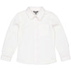 Jongens Blouse DAMINQW244 van Quapi in de kleur White in maat 134-140.