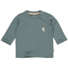 Unisexs Longsleeve DAMIR van Quapi Newborn in de kleur Teal in maat 68.
