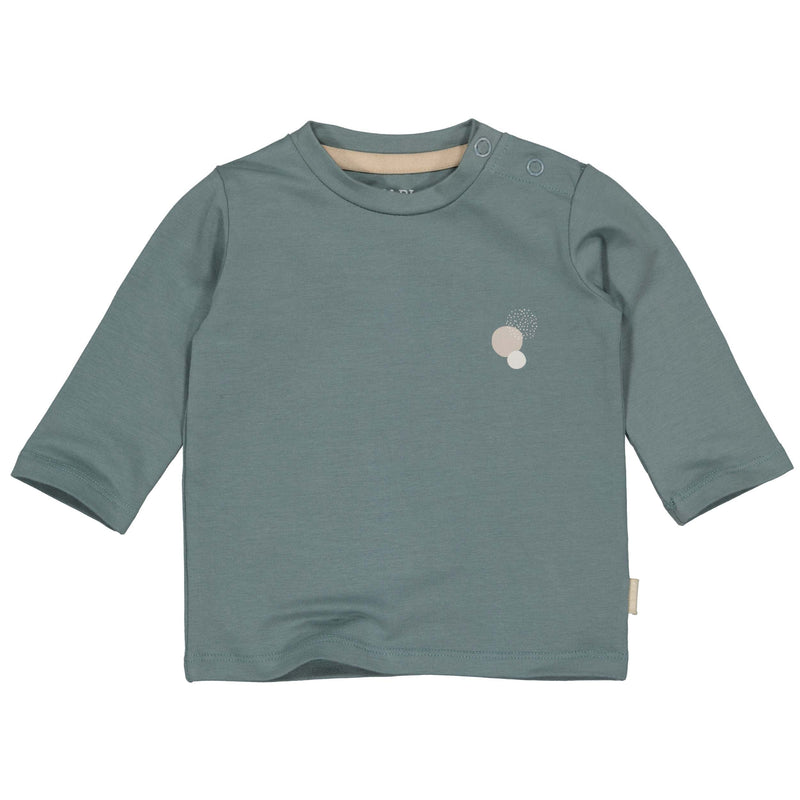 Unisexs Longsleeve DAMIR van Quapi Newborn in de kleur Teal in maat 68.
