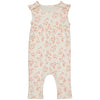 Meisjes Jumpsuit DANIEK van Quapi Newborn in de kleur AOP Peach Dot in maat 68.