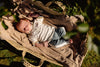 Jongens Poloshirt DAVY van Quapi Newborn in de kleur Off White in maat 68.