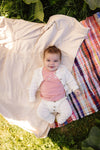 Meisjes Longsleeve DEA van Quapi Newborn in de kleur Pink Blush in maat 68.