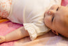 Meisjes Shortsleeve DEMY van Quapi Newborn in de kleur Off White in maat 68.