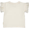 Meisjes Shortsleeve DEMY van Quapi Newborn in de kleur Off White in maat 68.