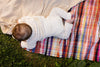Meisjes Cardigan DIANA van Quapi Newborn in de kleur Off White in maat 68.