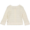 Meisjes Cardigan DIANA van Quapi Newborn in de kleur Off White in maat 68.