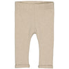 Unisexs Pants DION van Quapi Newborn in de kleur Oatmeal Melange in maat 68.