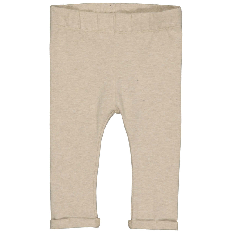 Unisexs Pants DION van Quapi Newborn in de kleur Oatmeal Melange in maat 68.