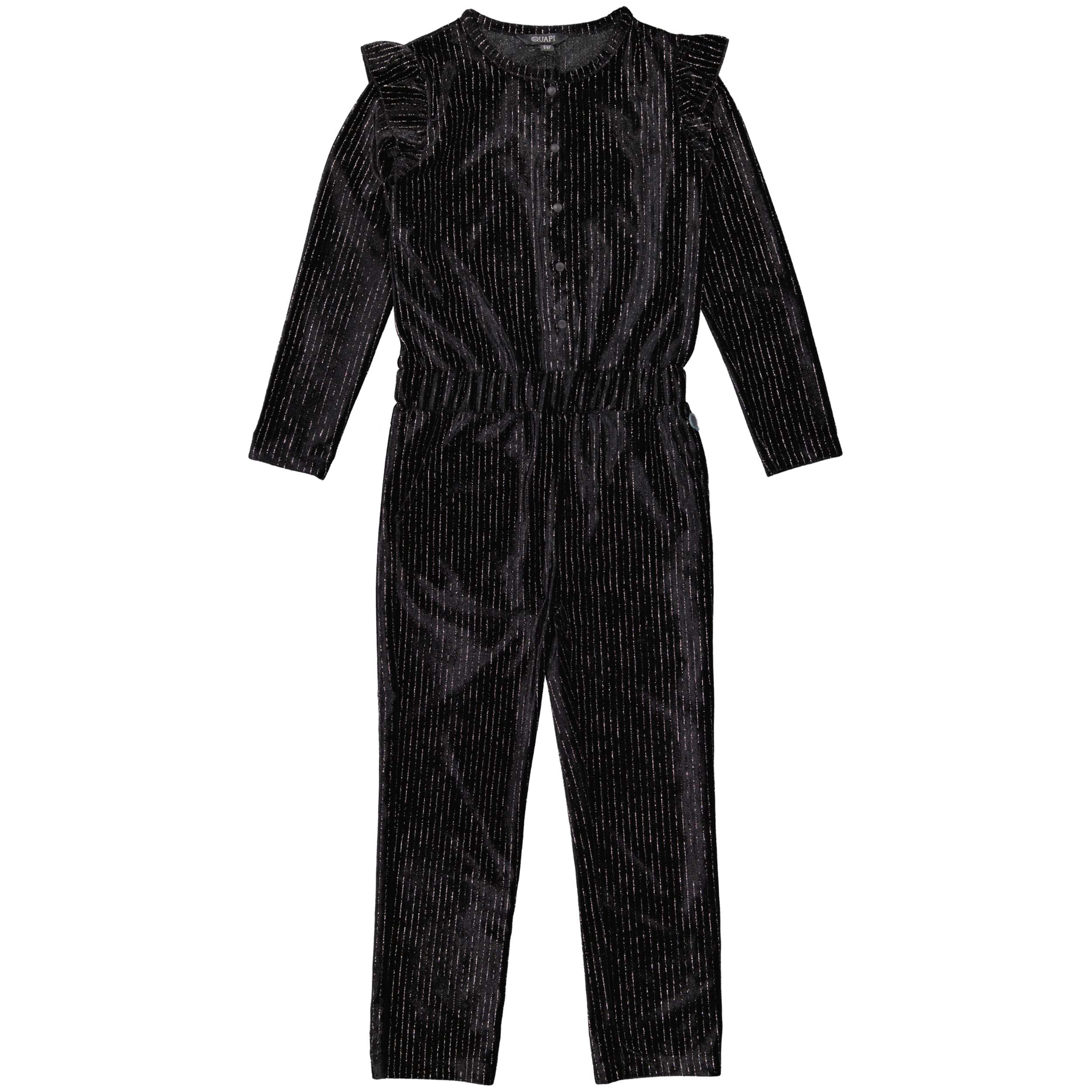 Meisjes Jumpsuit DJULIENQW244 van Levv in de kleur Black Raven in maat 134-140.