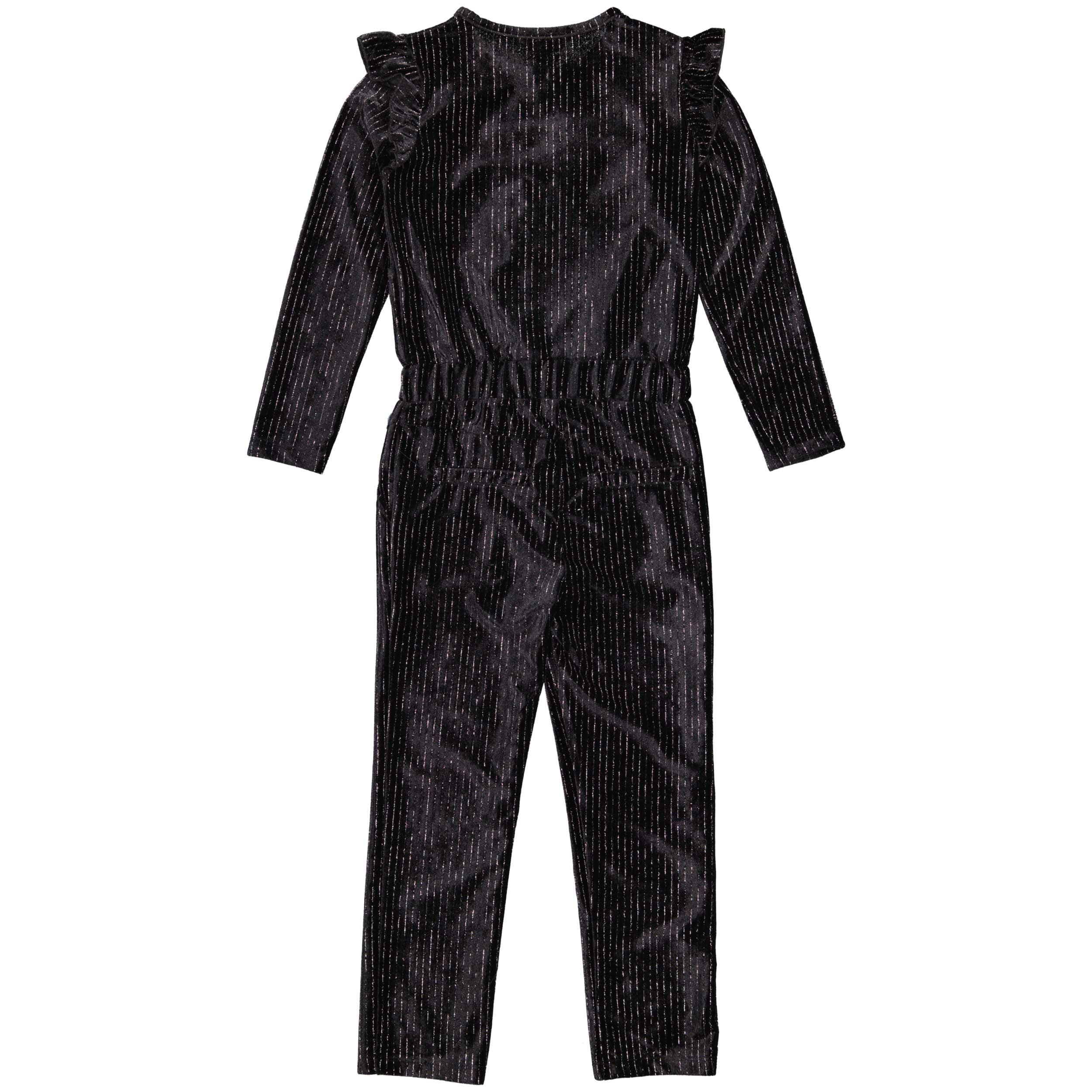 Meisjes Jumpsuit DJULIENQW244 van Levv in de kleur Black Raven in maat 134-140.