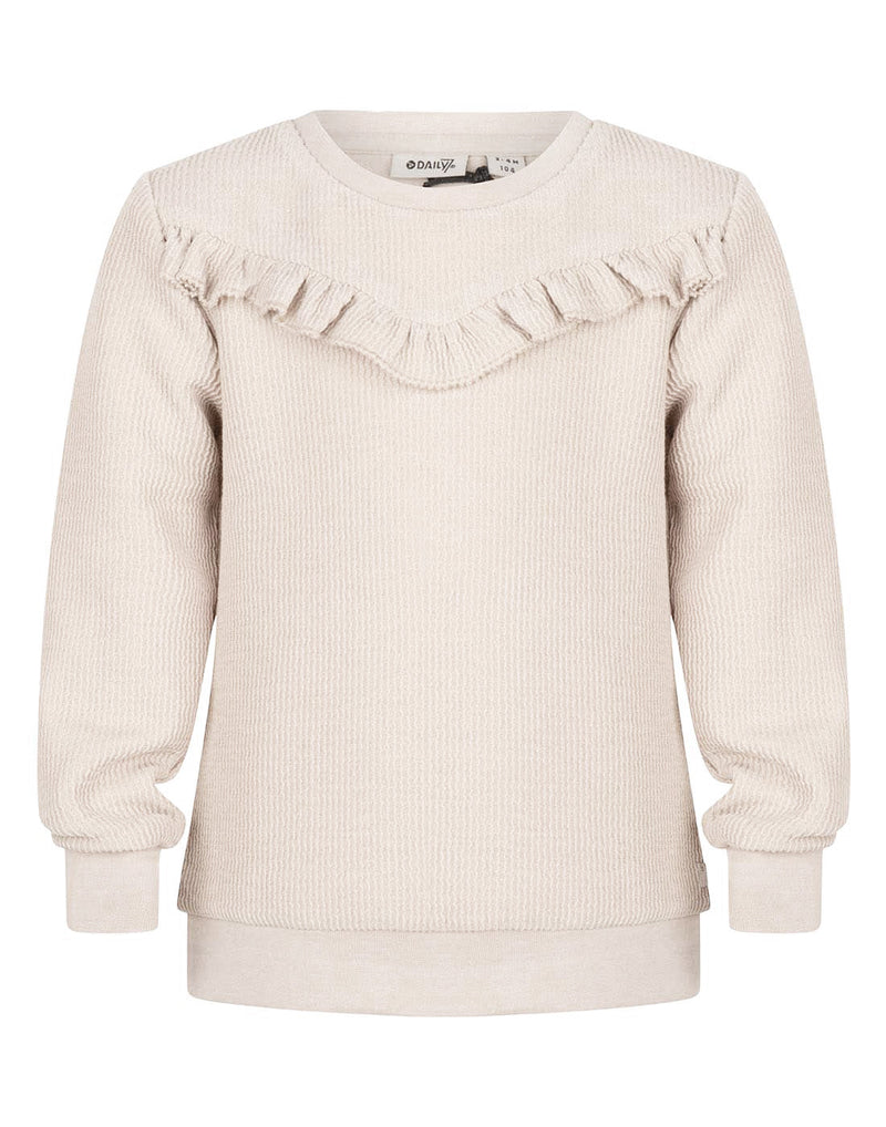 Daily7 Crewneck Ruffle - Bubbles & Bo