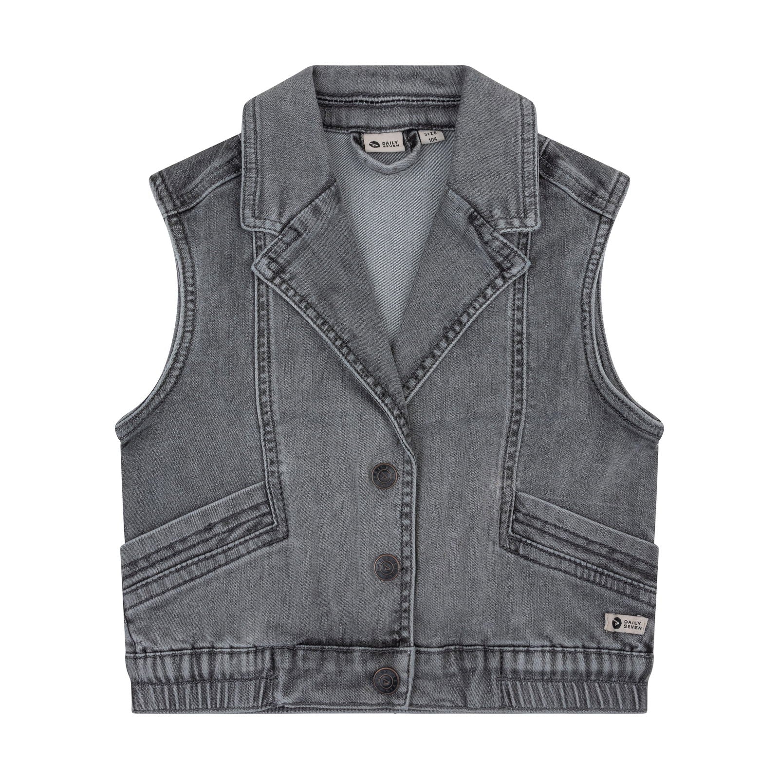 Daily7 Denim Gilet - Bubbles & Bo