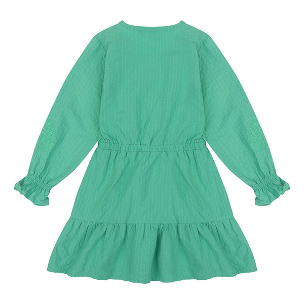 Daily7 Dress Longsleeve Poplin Broderie
