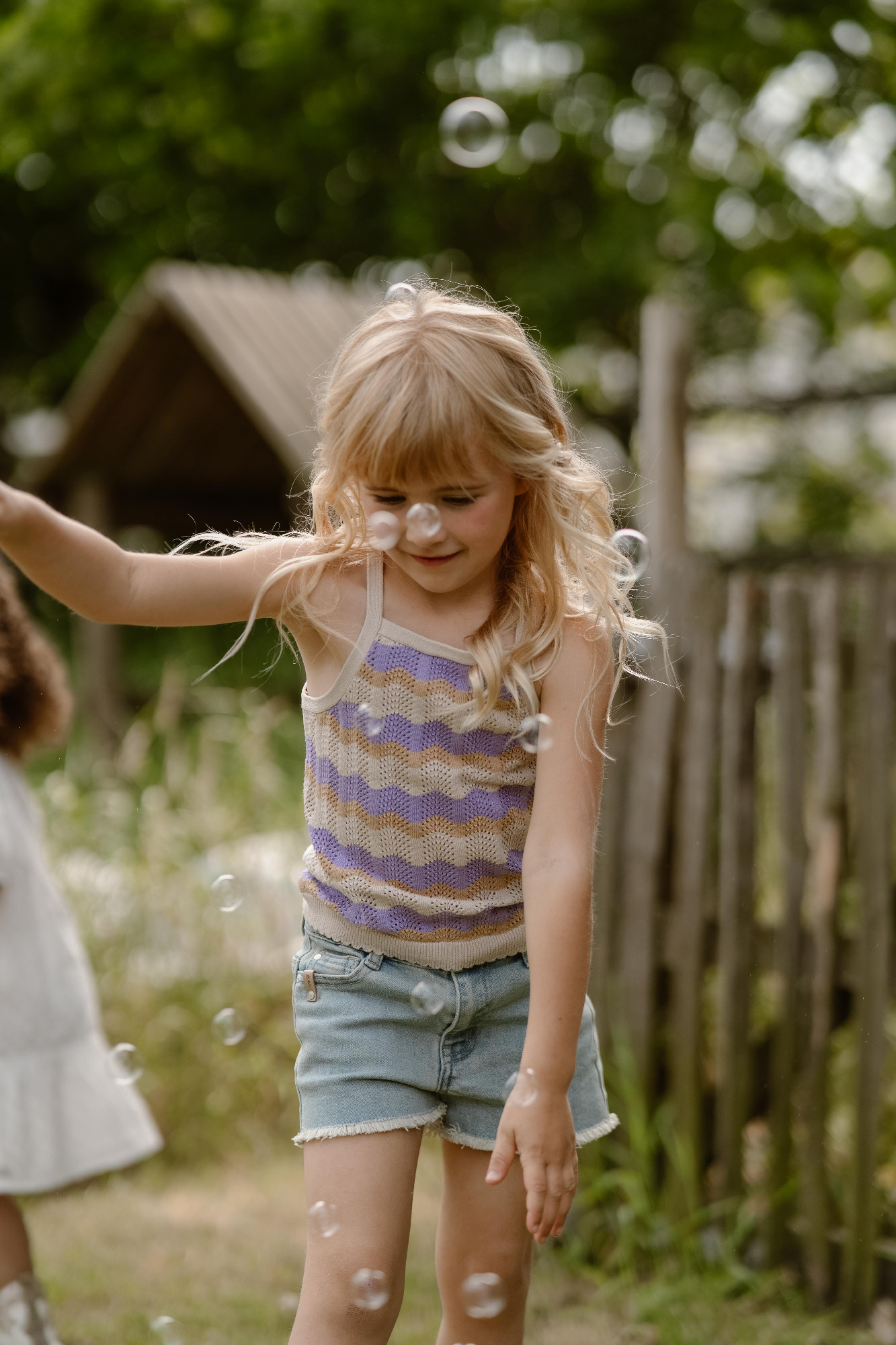 Daily7 Knitted Singlet - Bubbles & Bo