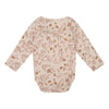 Daily7 Newborn BODY LS FLOWER PRINT - Bubbles & Bo