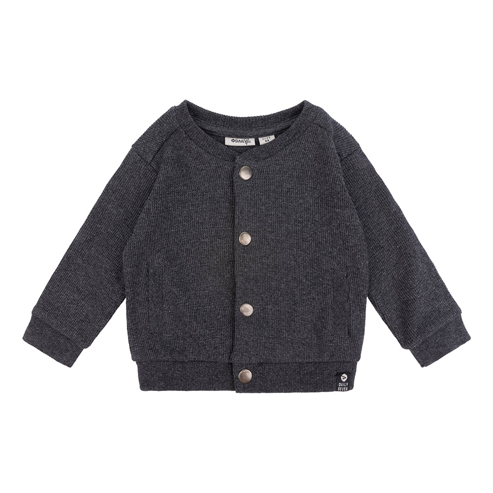 Daily7 Newborn Bomber Jacket Waffle