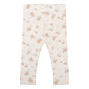 Daily7 Newborn Organic Legging Rib Berry Print - Bubbles & Bo