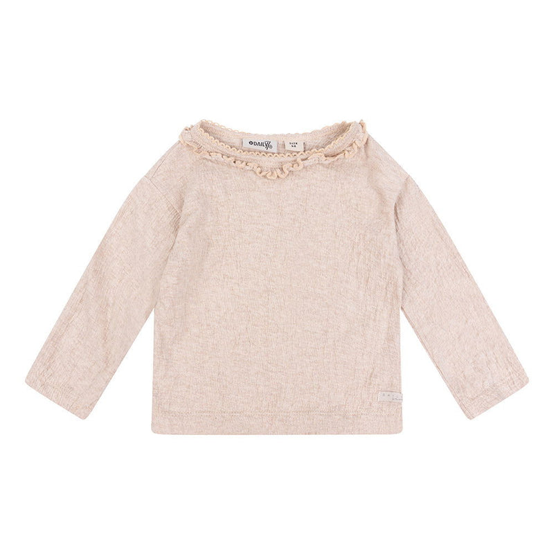 Daily7 Newborn Organic Longsleeve Ruffle - Bubbles & Bo