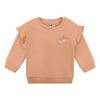 Daily7 Newborn Organic Sweater Ruffle Berry - Bubbles & Bo