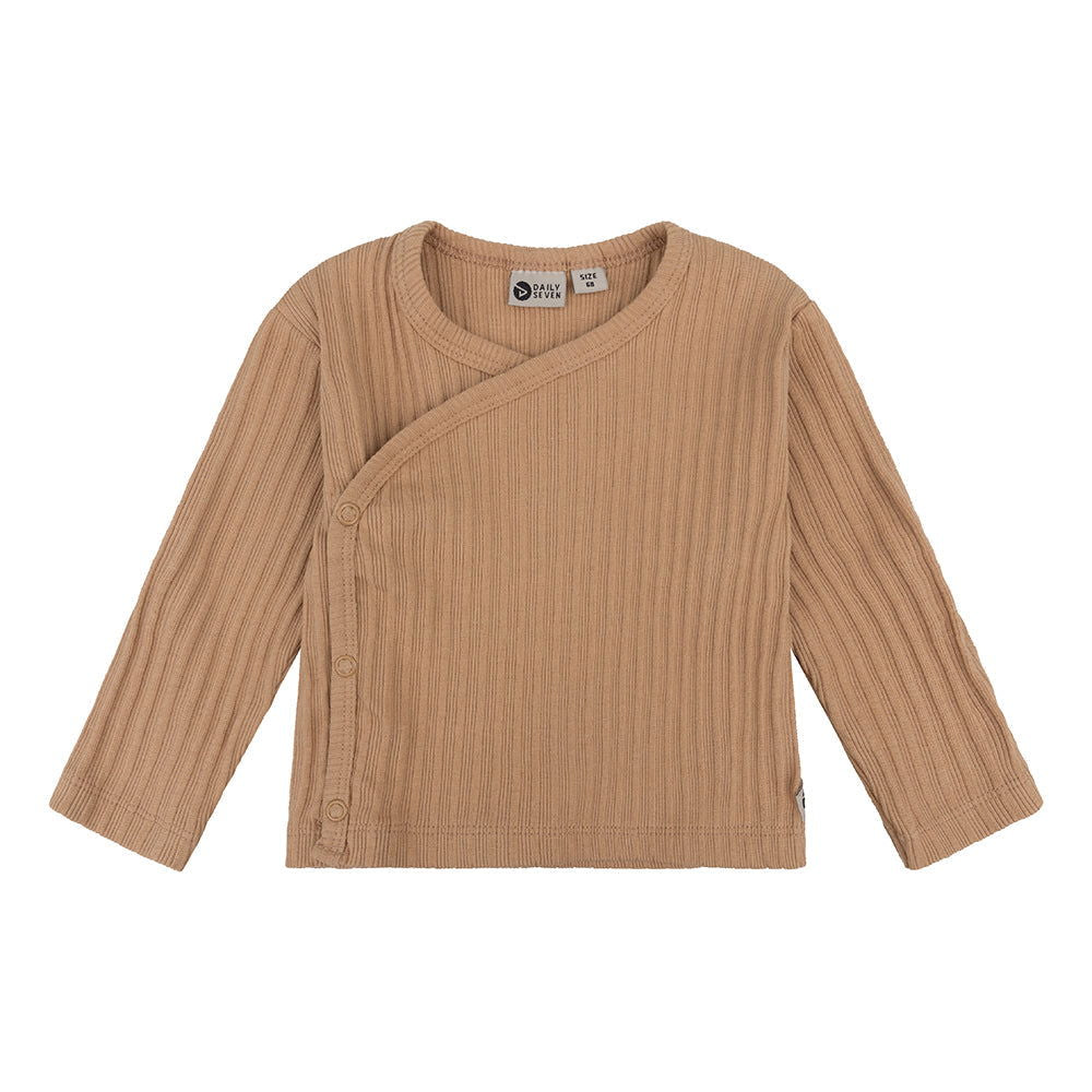 Daily7 Newborn Organic T-shirt Longsleeve Wrap Rib