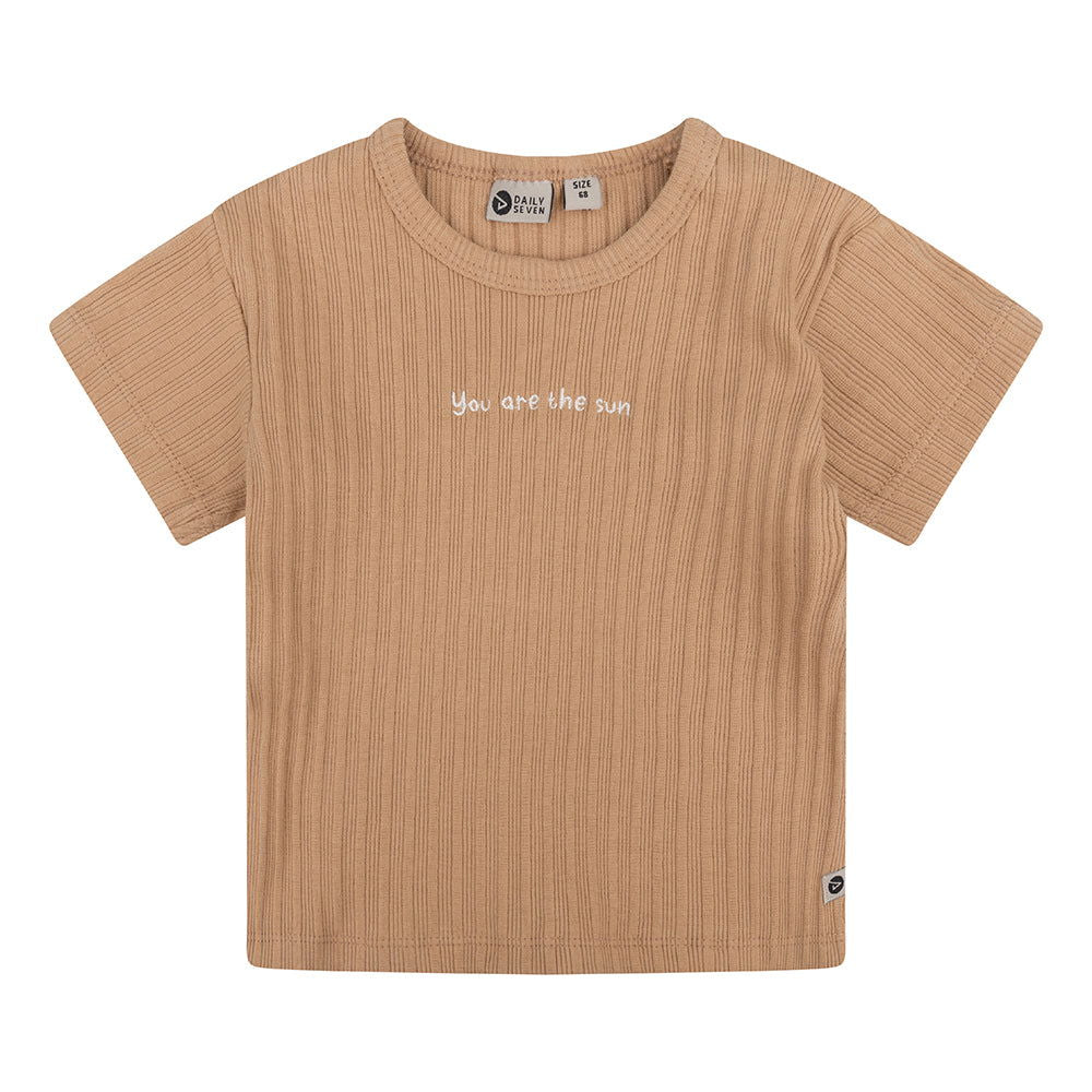 Daily7 Newborn Organic T-shirt Shortsleeve Rib