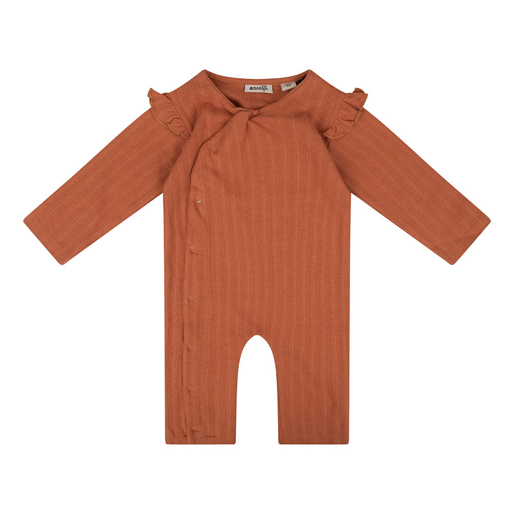 Daily7 Newborn PLAYSUIT FANCY RIB