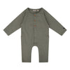 Daily7 Newborn PLAYSUIT LS FANCY RIB - Bubbles & Bo